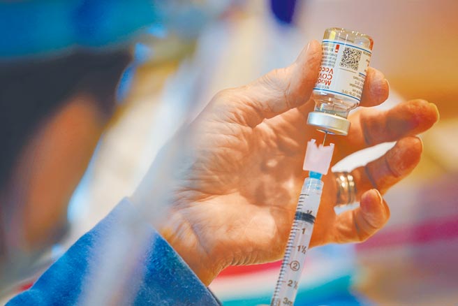 莫德纳将委托韩国生产疫苗。图为莫德纳疫苗。（美联社）