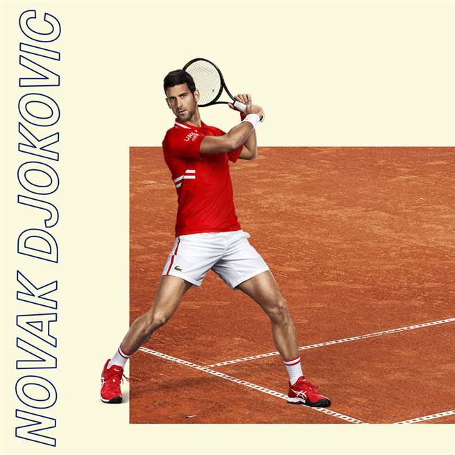 ASICS推出2021年最新法网系列商品，将力助乔帅创下佳绩。（ASICS提供）