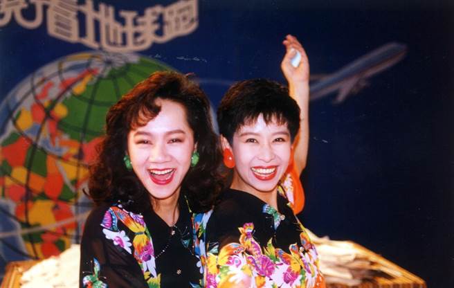 谢佳勋、李秀媛当年主持《绕着地球跑》一炮而红。（图／中时资料照）