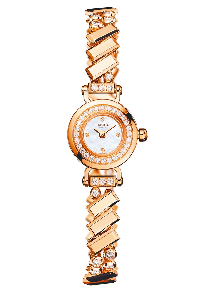 爱马仕Faubourg Polka腕表。（HERMES提供）