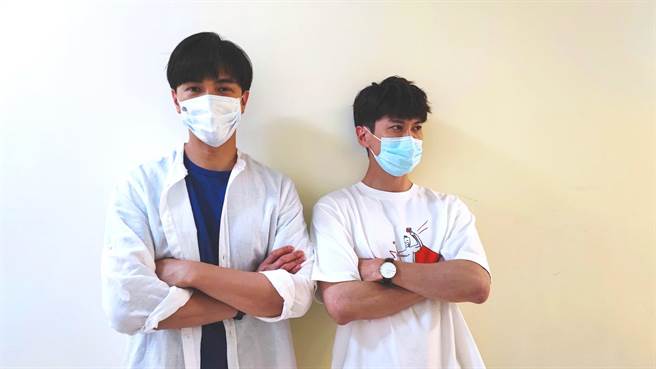 谢佳见（左）、孙沁岳抢当《三只小猪》第一暖男。（三立提供）