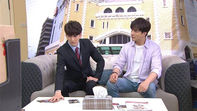 谢佳见（右）、孙沁岳抢当《三只小猪》第一暖男。（三立提供）