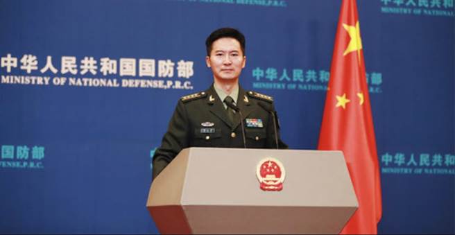 大陆国防部发言人谭克非。（取自大陆国防部）