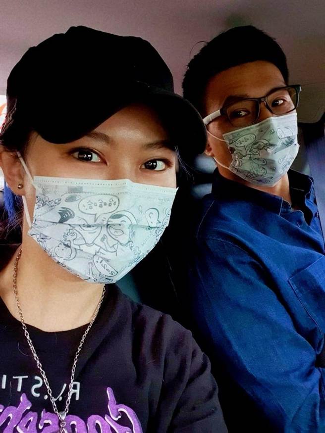 蒋伟文和老婆出门採买速战速决。（艾迪升传播提供）