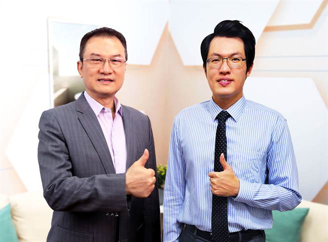 理财周刊发行人洪宝山(左)、蔡司(右)。(图/理财周刊提供)