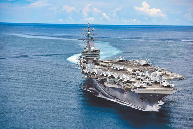 隸屬美國海軍第七艦隊的雷根號航空母艦將赴中東支援阿富汗撤軍，屆時美國在亞太地區將沒有航母。（摘自雷根號臉書）