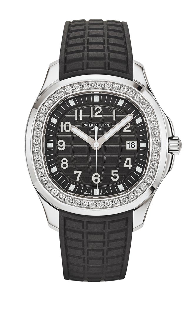 百達翡麗Aquanaut Luce Ref.5267/200A-001黑色表盤女表，58萬6000元。（Patek Philippe提供）