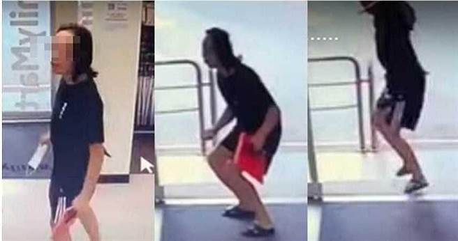 新北市张男在超商不戴口罩，不听劝导又上演「中和方唐镜」戏码。（图／翻摄爆料公社）