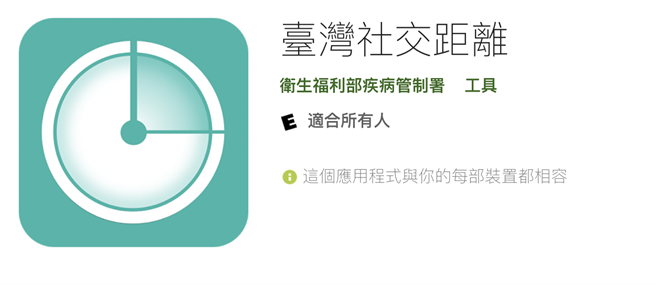 台灣社交距離app確診者上傳資料稀少，未明確發揮效用，引發討論要刪除了潮流。指揮中心台灣社交距離app負責人急忙出面呼籲民眾且慢。（摘自Google Play Store）