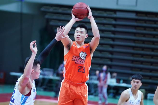 国立体大前锋蓝少甫。(大专体总提供)