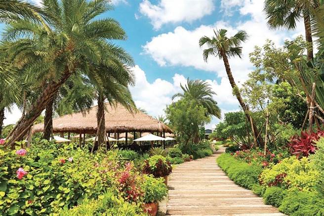 充满南洋风味的雅闻峇里海岸观光工厂，让人犹如置身峇里岛。（图/雅闻倍优、旅奇传媒提供）