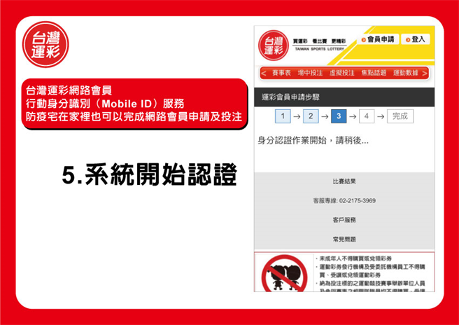 5.系统开始认证(台湾运彩提供)