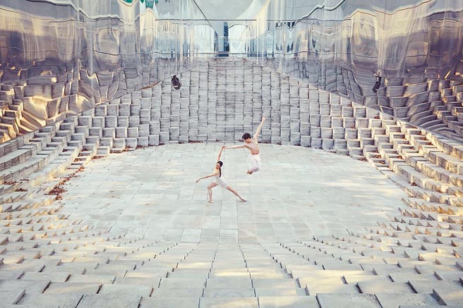 韩国环球芭蕾舞团独舞者梁世怀，近期受邀参与英国牛津大学的影片拍摄计画，传递疫情间所需的正向力量。（Kyoungjin Kim摄，韩国环球芭蕾舞团提供）