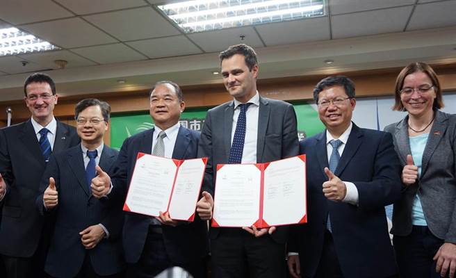 达德能源签订桃园风电产业在地化合作备忘录。（图／报系资料照）