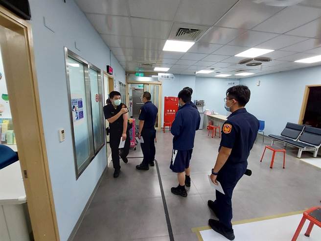 新北市新庄警分局也鼓励员警踊跃前往打疫苗。（新庄警分局提供）