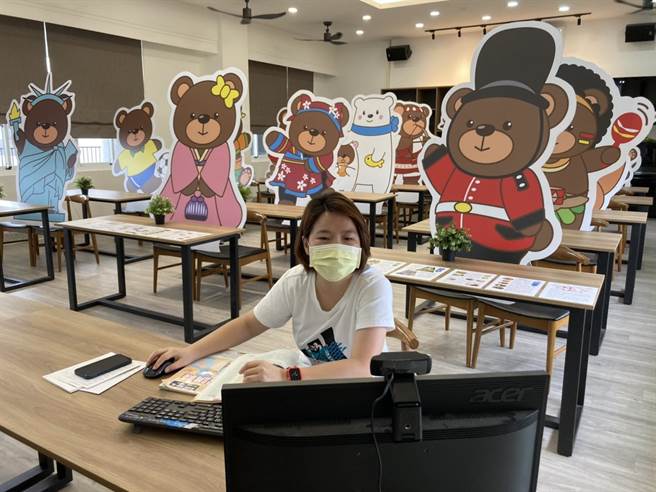 公館國中受限疫情關係，以線上旅展方式舉辦東南亞周活動。（公館國中提供／謝明俊苗栗傳真）