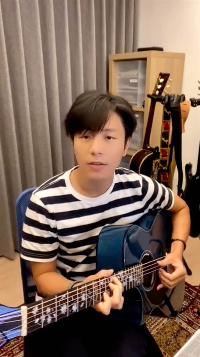 韦礼安昨晚在IG进行直播，吸引超过2000人上线观看。（耀声音乐提供）