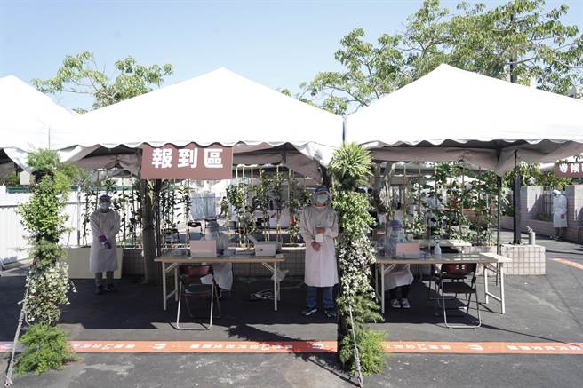 单筛检量达80至100人的新竹市「竹科社区筛检站」将于明天正式启用。（新竹市政府提供／陈育贤新竹传真）