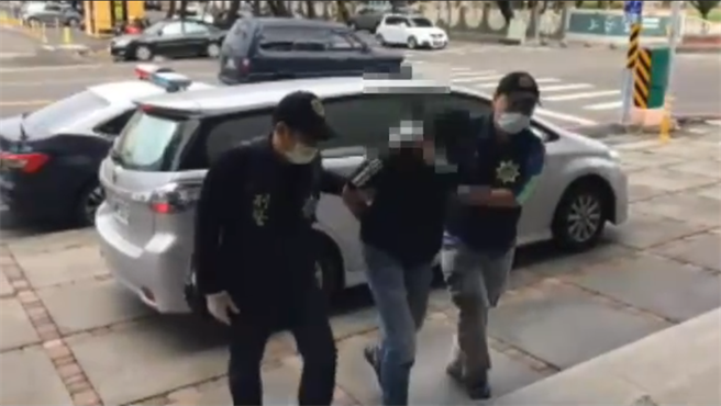 一名王姓男子曾放话要炸小港机场以及嘉义高铁站遭判刑，但日前又再扬言要炸屏东县政府，遭到警方逮捕。（屏东警分局提供）