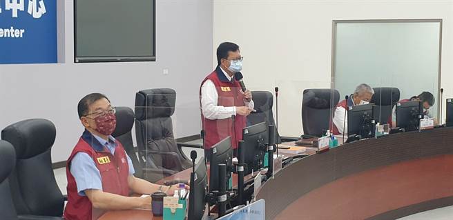 ▲桃園市長鄭文燦向中央建議，機場人員的疫苗應該要跟第一類分開計算。（桃園市政府提供／蕭靈璽桃園傳真）