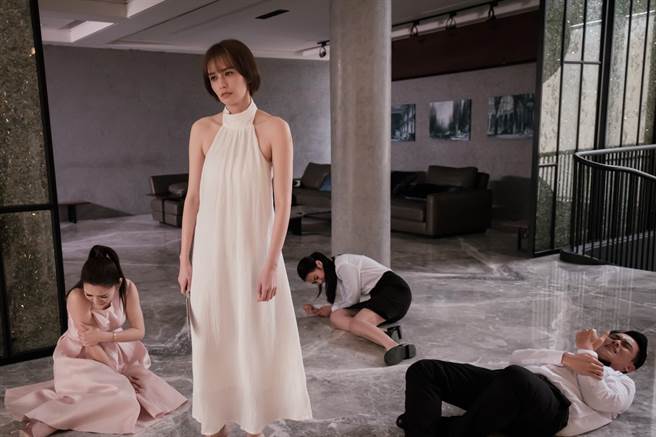 袁艾菲表示在《日蚀游戏》最后一集展开大屠杀。（民视提供）