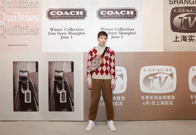 老萧昨受邀出席COACH秋冬系列全球首发秀。（喜鹊娱乐提供）