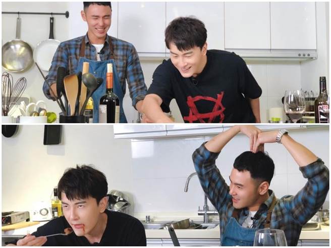 两人对话逗趣。（最大国际娱乐提供）