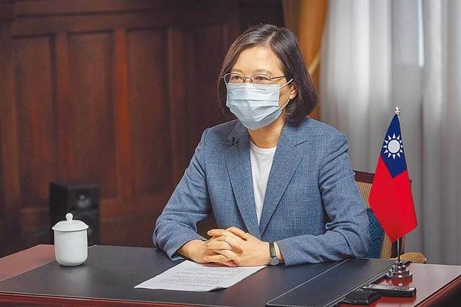 蔡英文总统。（总统府提供）
