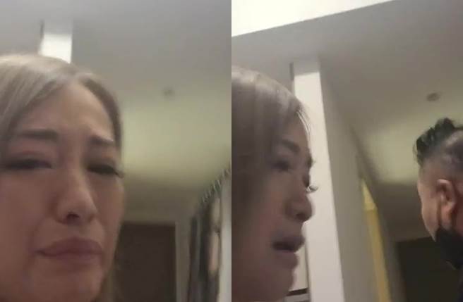 林雅詩與男友爆發嚴重爭執，讓她忍不住在直播中痛哭失聲。(取自東網)