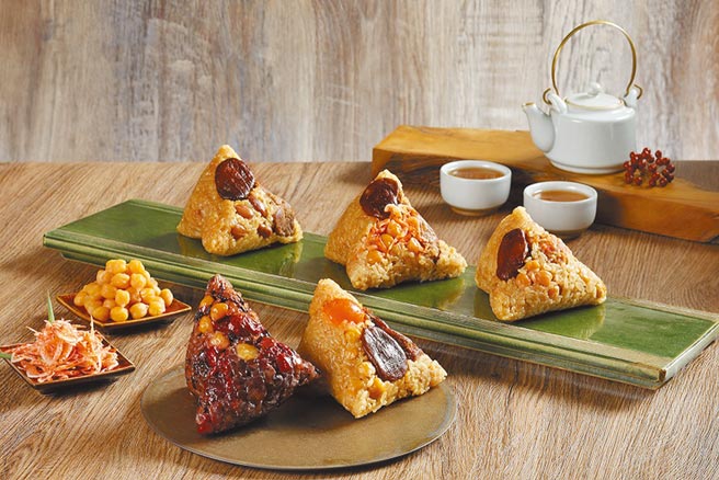 Global Mall的福容大饭店「粽旺所归 鸿运添福」端午福粽礼盒，推荐价1080元。（Global Mall提供）