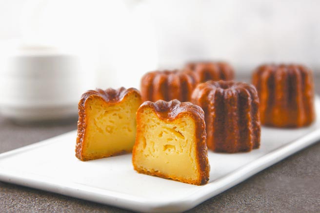 「可丽露」源自法国波特多的甜点，外型轻巧可爱。（亚致餐饮提供）