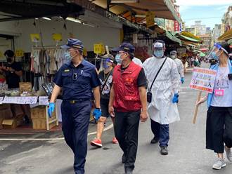 菜市場人流管控防破口 新莊警總動員近千人次