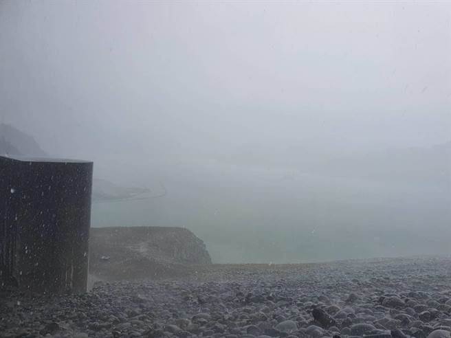 受益於此波鋒面，曾文水庫蓄水量今早9點回升到4617萬噸。（南水局提供／劉秀芬台南傳真）