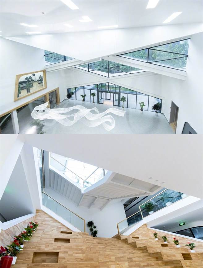 新公司的装潢以简约风为主。（图/翻摄自微博）