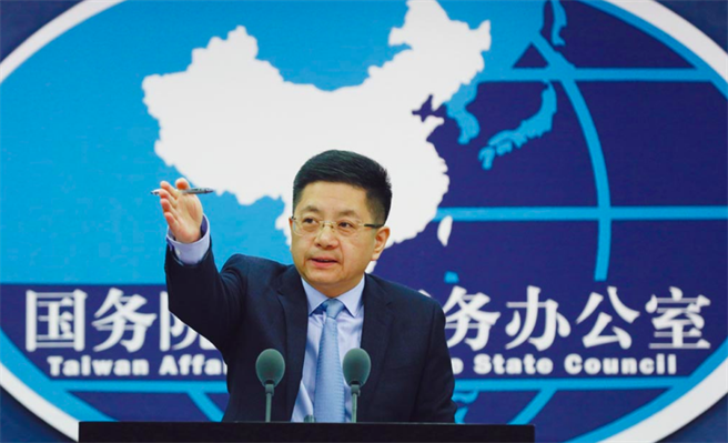 圖為大陸國台辦發言人馬曉光。（中新社）