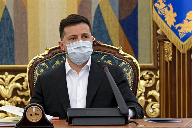 烏克蘭總統澤倫斯基（Volodymyr Zelensky）(圖／美聯社)