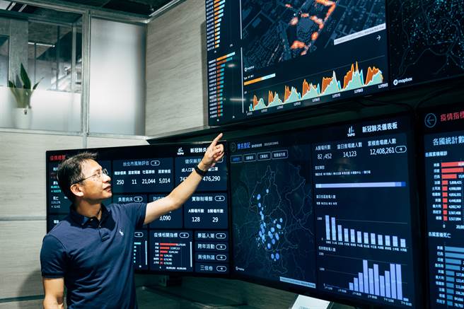 大數據中心彙整疫情即時資訊，透過儀表板呈現，幫助市府掌握現況、進行決策。（圖為台北市資訊局局長呂新科）（攝影／蔡耀徵）