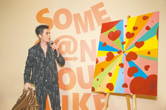 老萧的画作「Spread Love」将在东京涩谷的新地标「宫下公园」展示。（喜鹊娱乐提供）