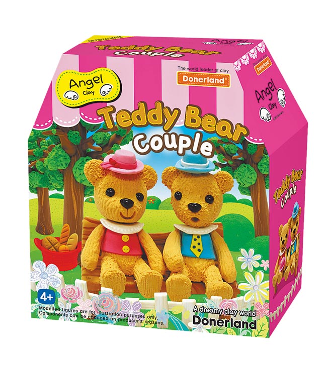 天使黏土－泰迪熊220元（限店販售），6月3-4日到店販售。（台隆手創館提供）