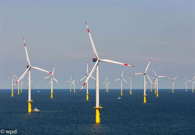 中能风场与丹麦风机供应商Vestas签署最终合约，由后者负责所有风机制造与营运，图为国外风场照片，非这次签署的风机。(资料照)