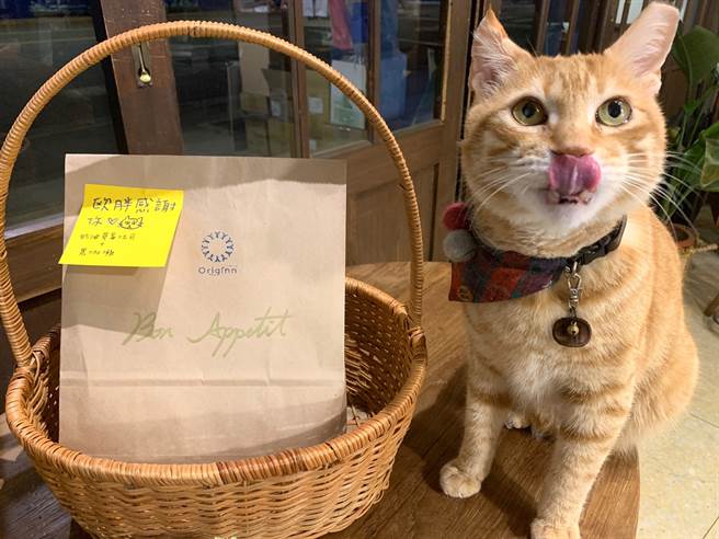 OrigInn被LV收录在城市指南里，成为台北的住宿代表之一。疫情下研发新餐点与外送平台合作，并由欧胖管理员为顾客品管美味。(图/OrigInn提供)