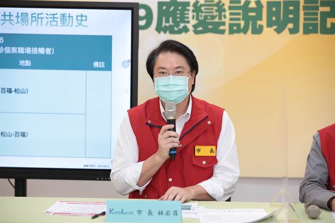 基隆市长林右昌表示，死亡案例中，有9例皆患有慢性疾病。（基隆市政府提供／陈彩玲基隆传真）