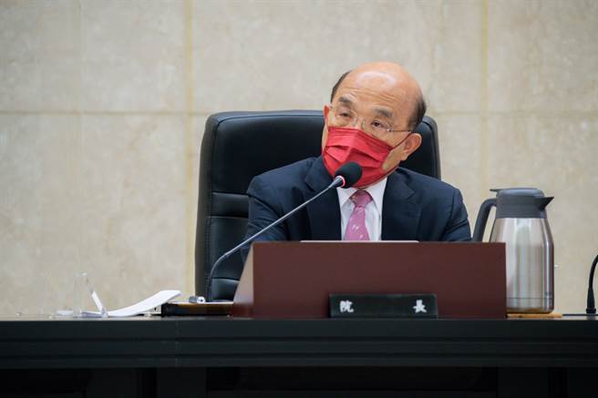 行政院长苏贞昌10日主持行政院会。（行政院提供）