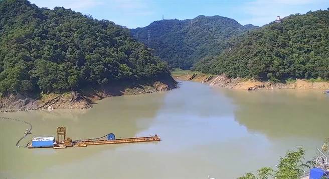 ▲水庫持續進補，根據北區水資源局的資料，截至11日上午6時石門水庫蓄水率已達39％。（北水局提供／蕭靈璽桃園傳真）