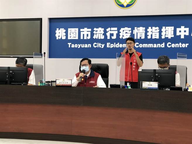 對於高端解盲，鄭文燦說，他相信專業與科學。（桃園市新聞處提供／賴佑維桃園傳真）