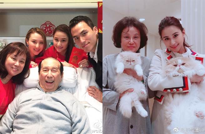 何超莲透露父亲曾送妈妈心型钻戒但不慎弄丢。（图／翻摄自何超莲Laurinda微博）