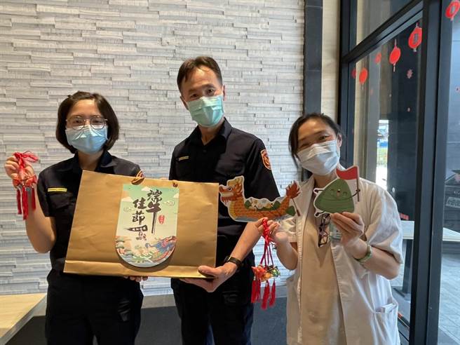 端午节挺医护。（桃疗提供）