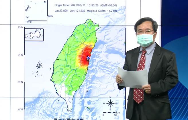 中央氣象局地震測報中心副主任吳健富說，這些地震震央位在板塊交界的隱沒帶，屬於地震頻繁區。(圖／氣象局)