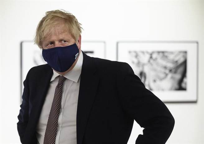 强生（如图）在会晤拜登后，讚扬英美关系「牢不可破」。（图／美联社）