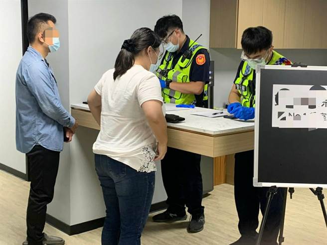 永康区某工厂面试多达41人群聚，警方移送卫生局裁处。（民眾提供／曹婷婷台南传真）